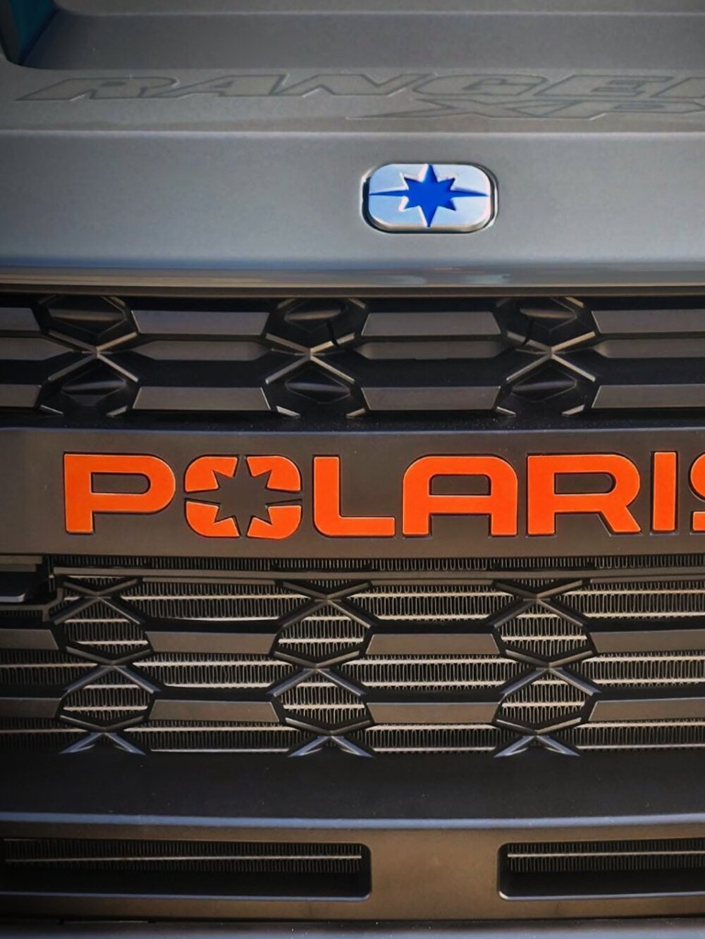 1.36'' POLARIS PLASTIC LETTERS FOR SNOWMOBILES NOT VINYL ORANGE MADE IN US FREE